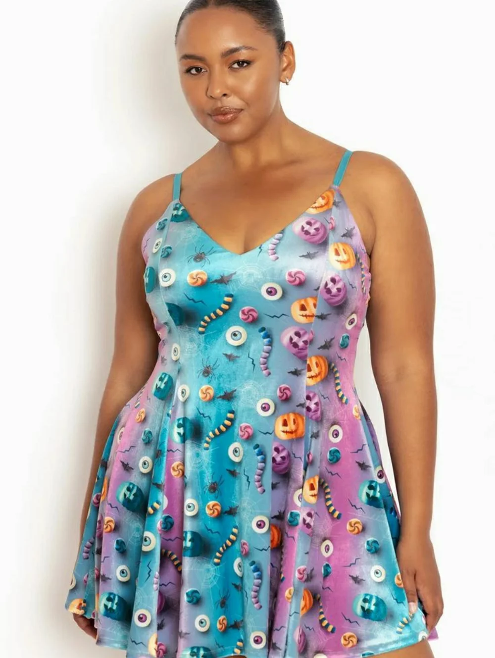 Blackmilk Velvet Mini Strappy Dress - Picture 1 of 6